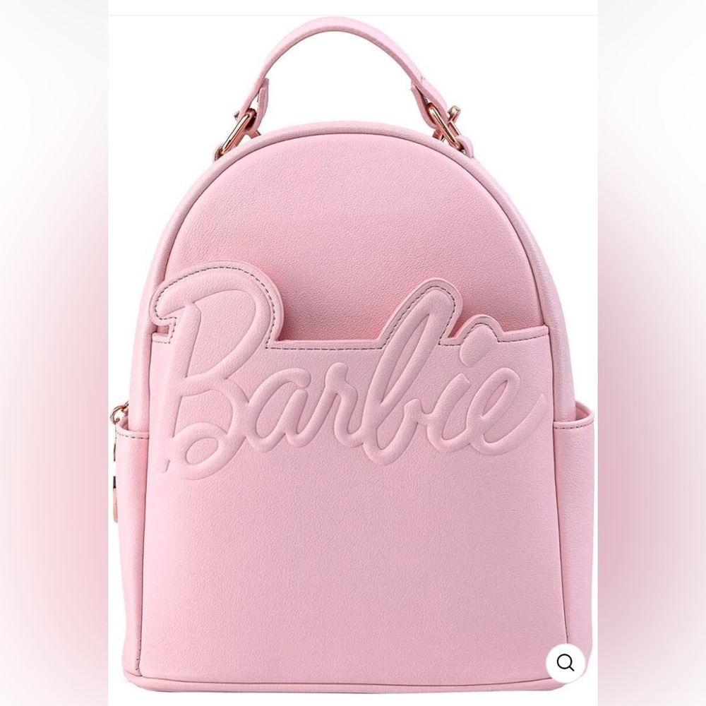 Loungefly Mattel Barbie Rose Gold Chain Mini Convertible Backpack valentines